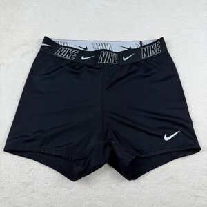 Nike Swim Fusion Logo Tape Women's XS 3" Kickshort Black NESSD187-001
